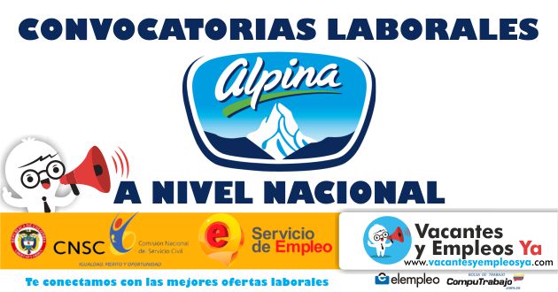 Convocatorias laborales alpina