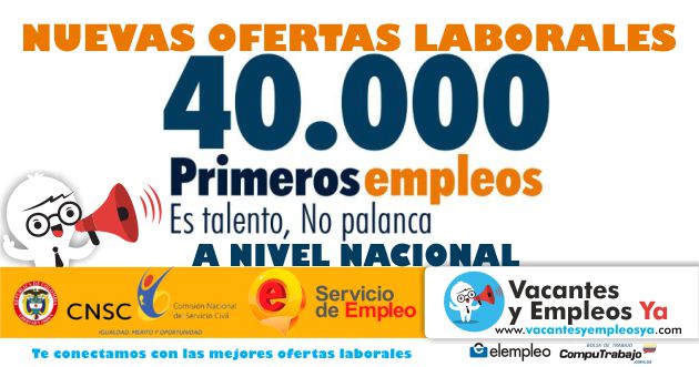 Convocatoria 40 mil perimeros empleos