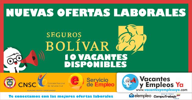 Convocatoria Seguros Bolivar