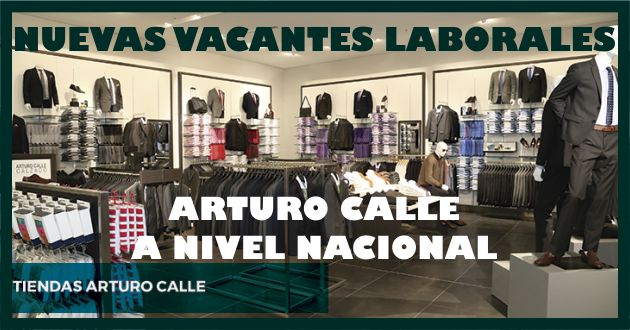 Convocatoria laboral Arturo Calle