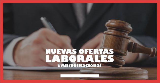 Convocatoria laboral abogados