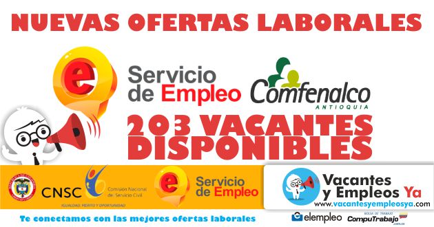 Ofertas laborales comfenalco