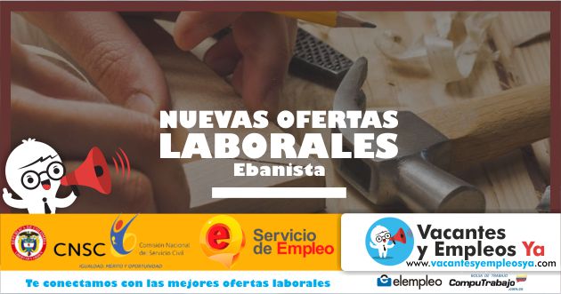 Oferta de trabao para ebanista