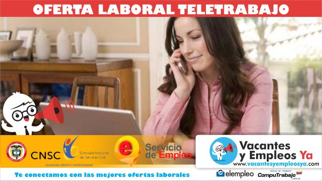 Oferta laboral teletrabajo