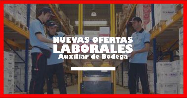 Ofertas de trabajo Auxiliares de bodega