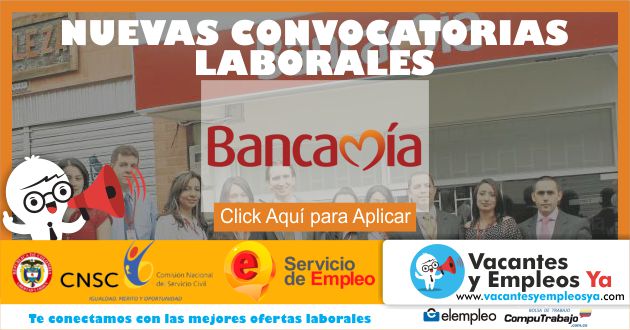 Convocatorias Bancamia Antioquia