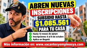 Ahorro para mi Casa 2026 subsidio de arriendo para hogares en Bogotá